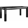 Table à manger noire 190 cm avec strass KRISTAL