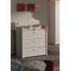 Commode à langer contemporaine coloris bouleau clair MELBY