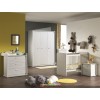 Lit bébé évolutif contemporain coloris gris NOE