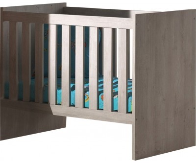 Lit bébé évolutif contemporain chêne espagnol ARIETTE