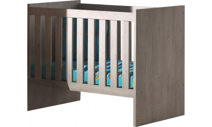 Lit bébé évolutif contemporain chêne espagnol ARIETTE