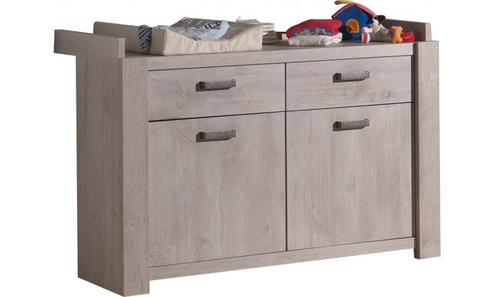 Commode à langer contemporaine chêne espagnol ARIETTE
