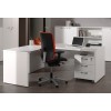 Bureau d'angle contemporain blanc Octavia-140