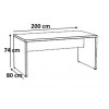 Bureau d'angle contemporain blanc Octavia IIII , Bureau d'angle, BUREAU, BUREAU, Bureau d'angle pas cher,