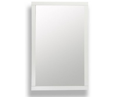 Miroir rectangulaire design blanc laqué ERIKA