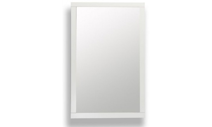 Miroir rectangulaire design blanc laqué ERIKA