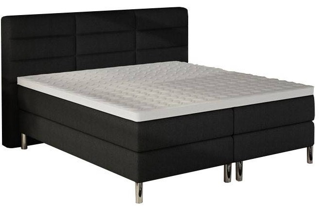 Maison Exclusive - Lit à sommier tapissier avec matelas Noir