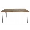 Table à manger Scorpion 160cm marron acacia