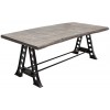 Table à manger Mammut Industrial 220cm gris acacia