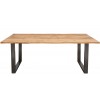 Table à manger Living Edge 200cm chêne sauvage 35mm