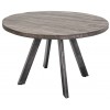 Table à manger Iron Craft 120cm ronde gris mangue