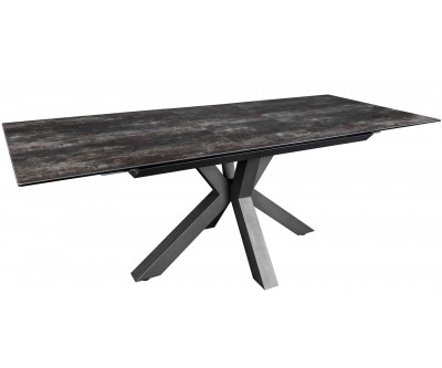 Table à manger Eternity 180-225cm en céramique de lave