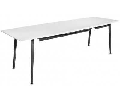 Table à manger Continental 160-200-240cm blanc