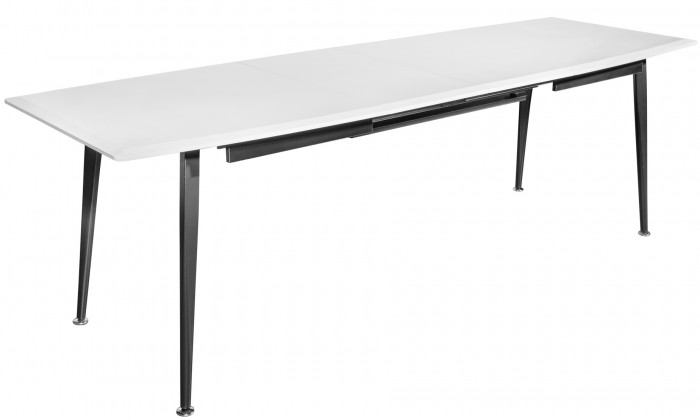 Table à manger Continental 160-200-240cm blanc