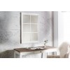 Miroir mural Fenêtre 105cm gris vintage blanc