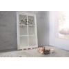 Miroir mural Fenêtre 105cm gris vintage blanc