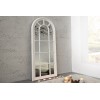 Miroir mural Castillo 140cm gris vintage blanc