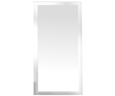 Grand miroir design blanc mat 180x85 cm miroir mural miroir  ELITE