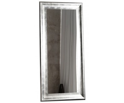 Miroir sur pied Brillado 180cm argent