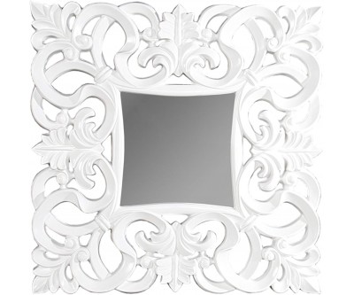 Miroir mural Venise blanc antique 75cm