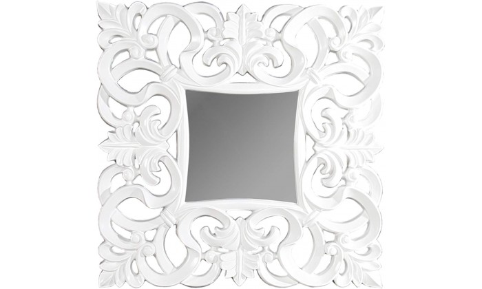 Miroir mural Venise blanc antique 75cm