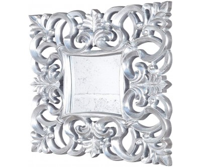 Miroir mural Venise argent antique 75cm