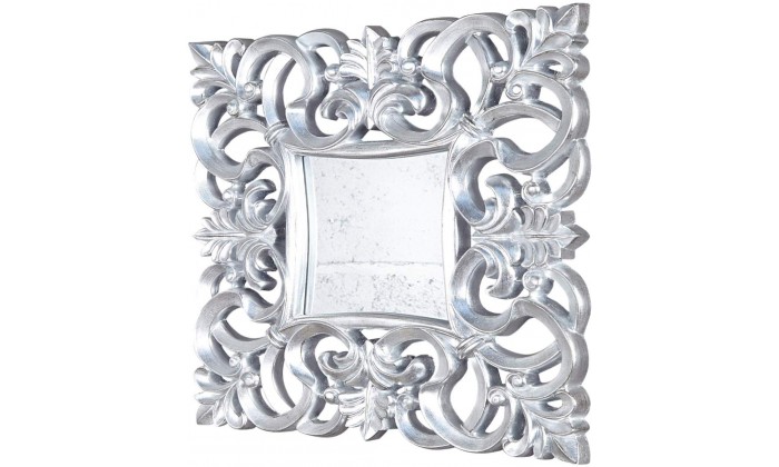 Miroir mural Venise argent antique 75cm