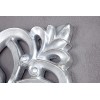 Miroir mural Venise argent antique 75cm