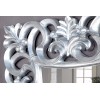 Miroir mural Venise argent antique 75cm