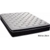 Lit boxspring completé avec grande coffre rangement coloris noir TAMPALUX