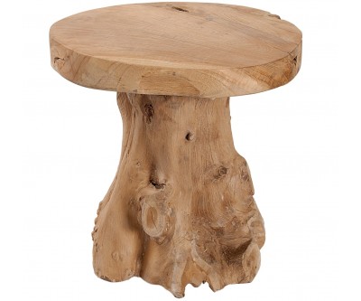 Tabouret Root 40cm teck