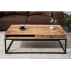 Table basse Iron Craft 100cm natur Mango