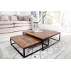 Table basse set de 2 tables Sheesham