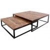 Table basse set de 2 tables Sheesham