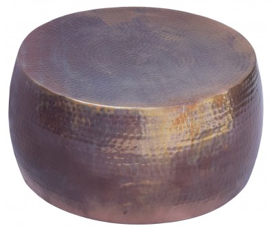 Table basse Orient III 60cm cuivre flammé