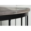 Table basse Factory Loft 56cm gris acacia