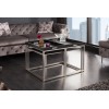 Table basse set de 3 plateaux noir