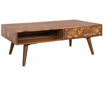 Table basse Mystic Living 110cm Sheesham