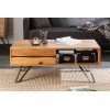 Table basse Living Edge 110cm chêne sauvage