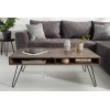 Table basse Scorpion 110cm gris acacia