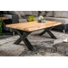 Table basse Mammut X 110cm acacia 35mm