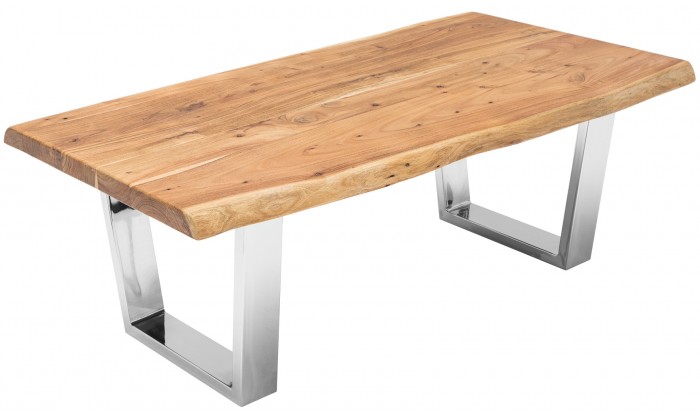 Table basse Mammut 110cm acacia 40mm