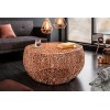 Table basse Leaf 80cm cuivre