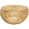 Table basse Leaf 80cm gold