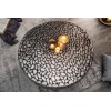 Table basse Stone Mosaic 85cm argent