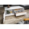 Table basse Elements 115cm blanc