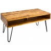 Table basse Scorpion 100cm Mango nature