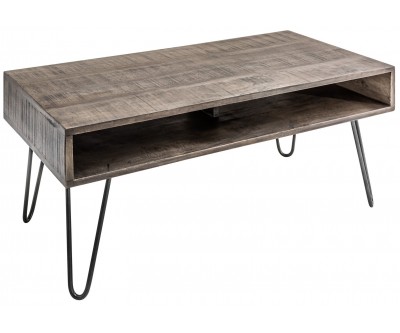 Table basse Scorpion 100cm Mango gris