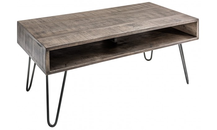 Table basse Scorpion 100cm Mango gris