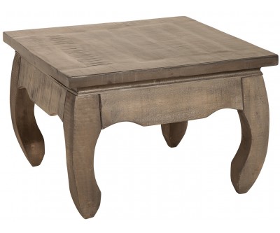 Table basse Opium Antique 60cm gris Mango